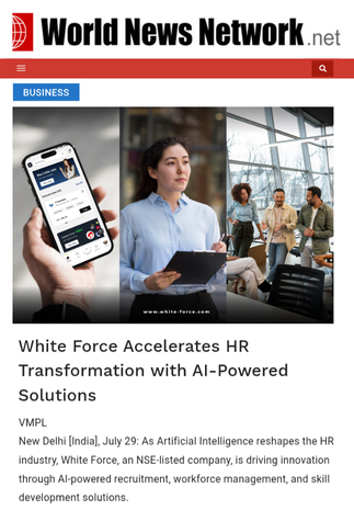 White Force Accelerates HR Transformation with AI-Powered Solutions